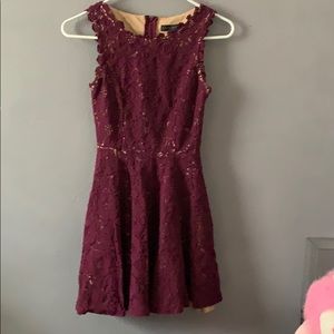 Burgundy Dress